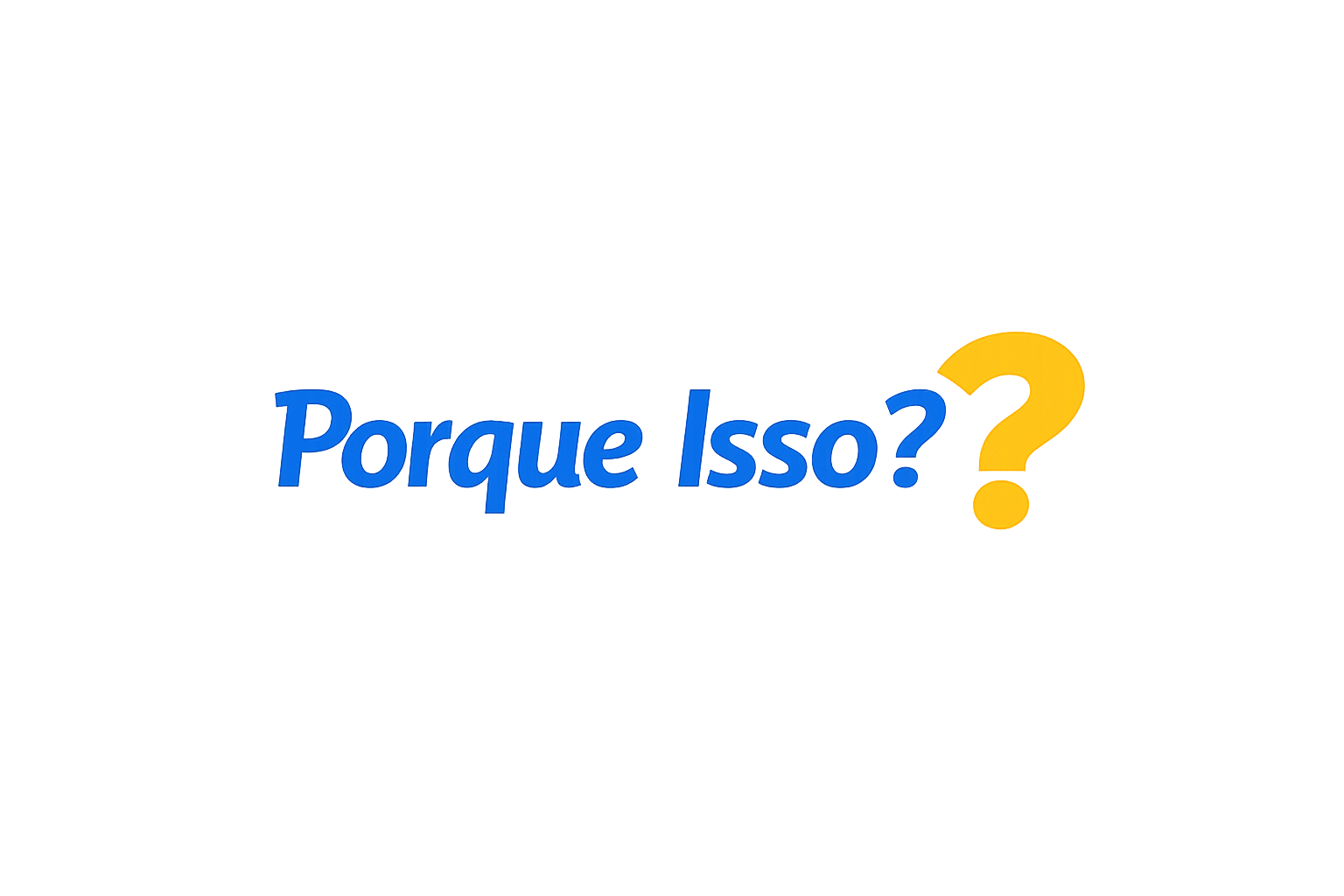 Logo Porque Isso?