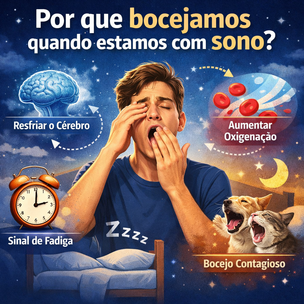 Por que bocejamos quando estamos com sono?
