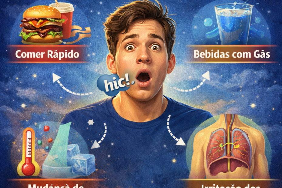 Por que sentimos soluço?