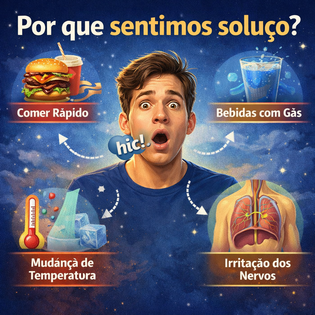 Por que sentimos soluço?