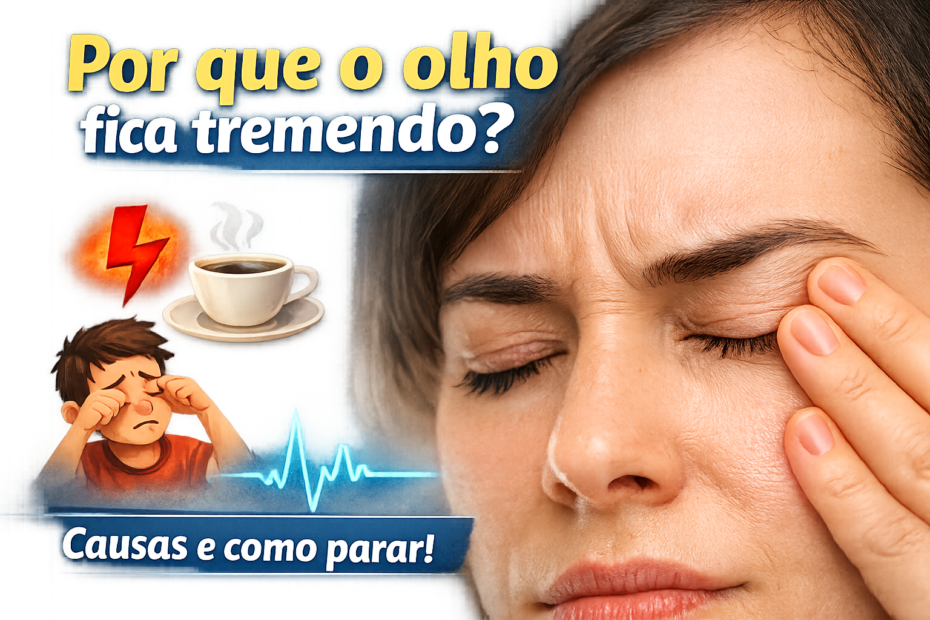 Por que o olho fica tremendo?