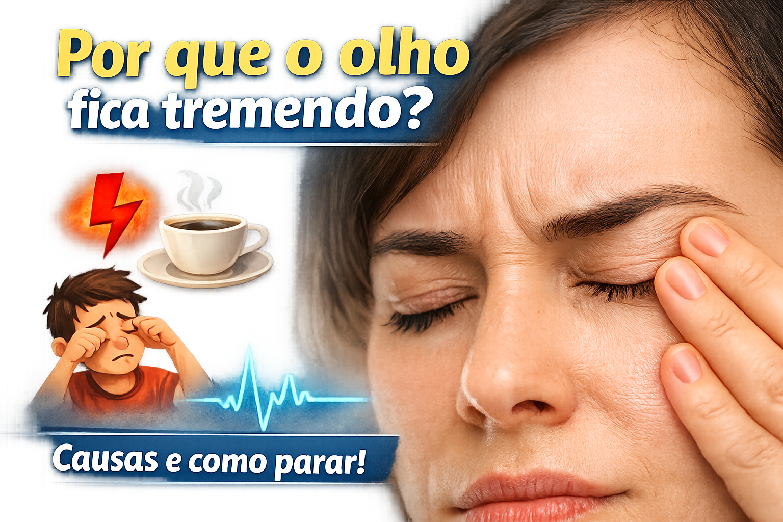 Por que o olho fica tremendo?