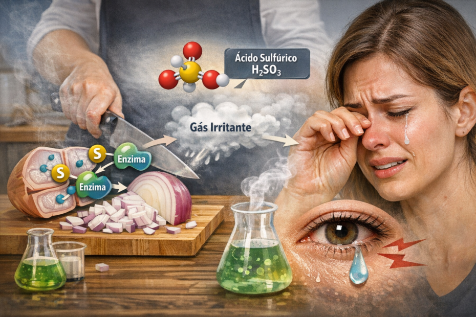 Por que a cebola faz chorar?