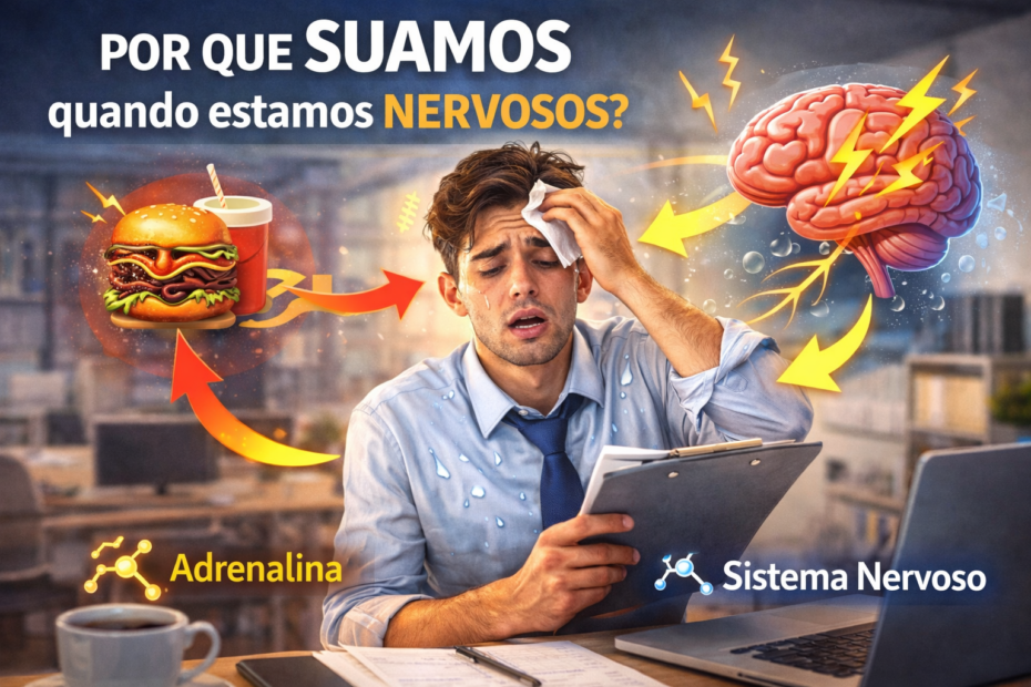 Por que suamos quando estamos nervosos?