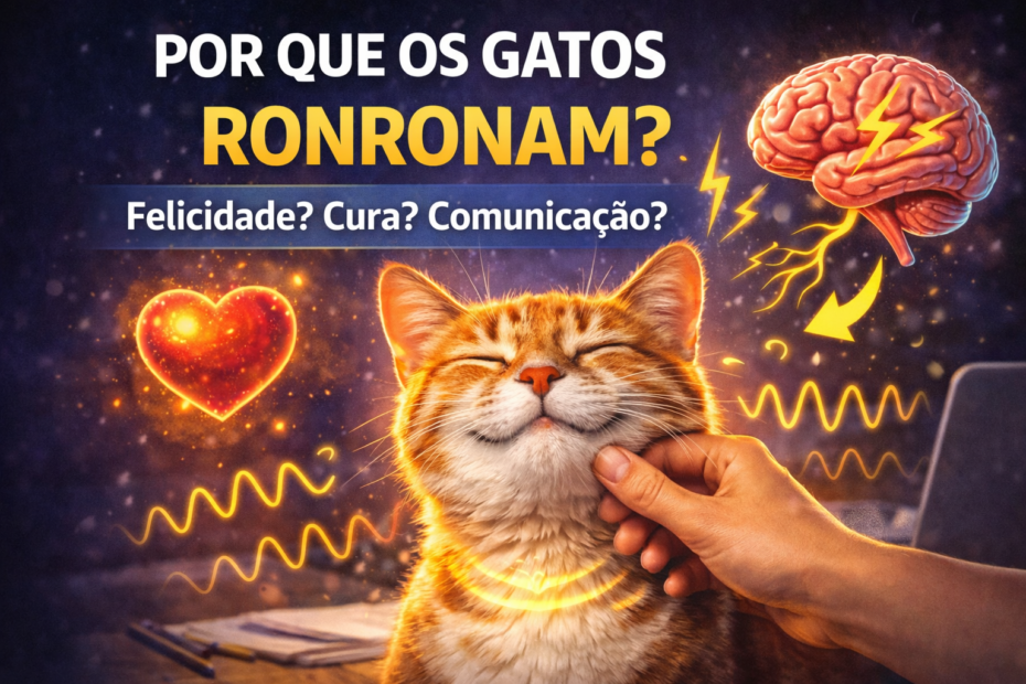 Por que os gatos ronronam?