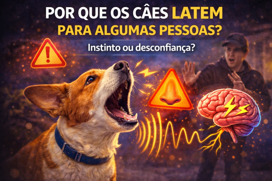 Por que os cães latem para algumas pessoas?