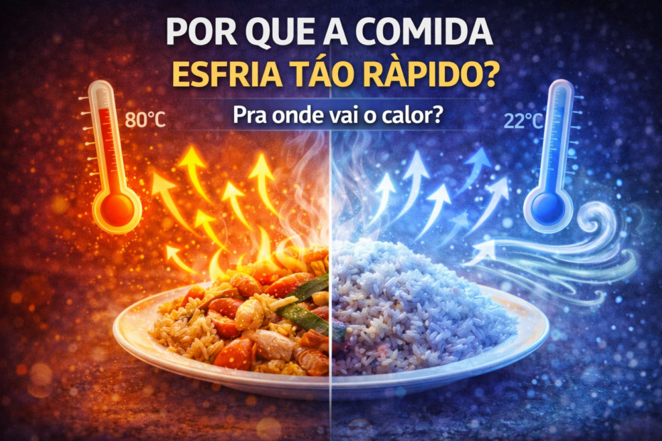 Por que a comida esfria tão rápido?